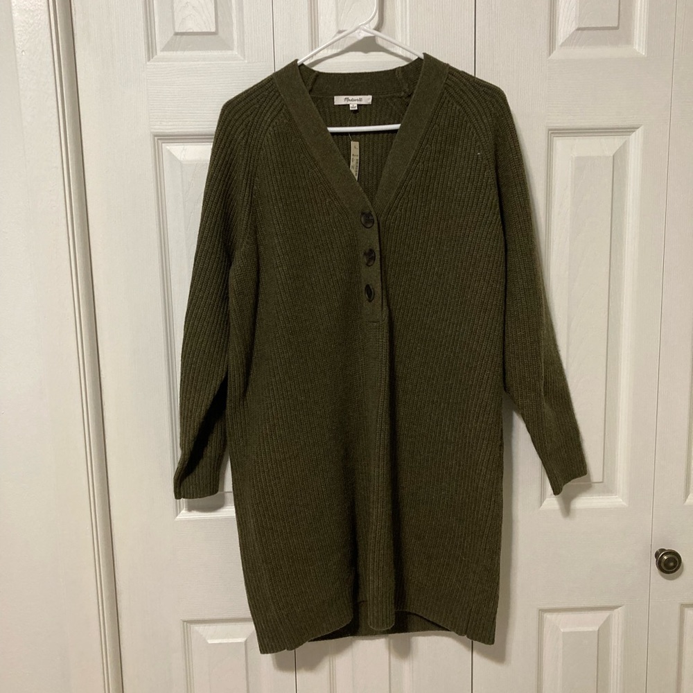 NWT Madewell Brown Sweater Dress - Small
